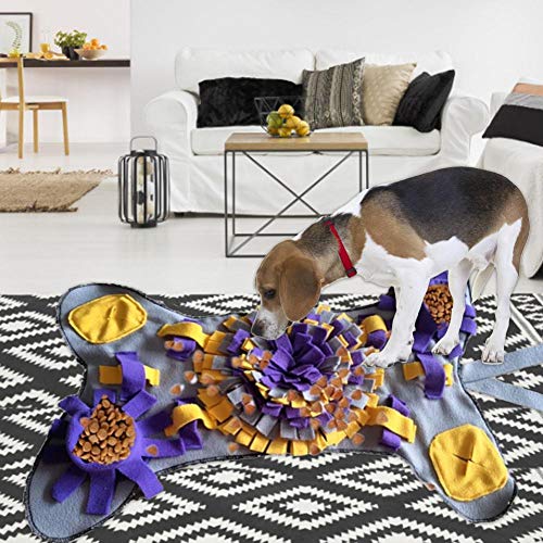 luminiu Almohadillas para olfatear Perros,Funda De Entrenamiento Alfombra Olfato Perro Mat Dog Snuffle Mat Entrenamiento Alimentación Forraje Habilidad Manta Perro Play Mats Juguetes