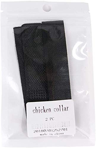 LuukUP Collar De Pollo,4 Paquetes de Collar de Pollo Anti-Gancho sin Ruido Banda para el Cuello para Pollo, Patos, Gansos Y Otras Aves De Corral: Evite Que Los Pollos Griten