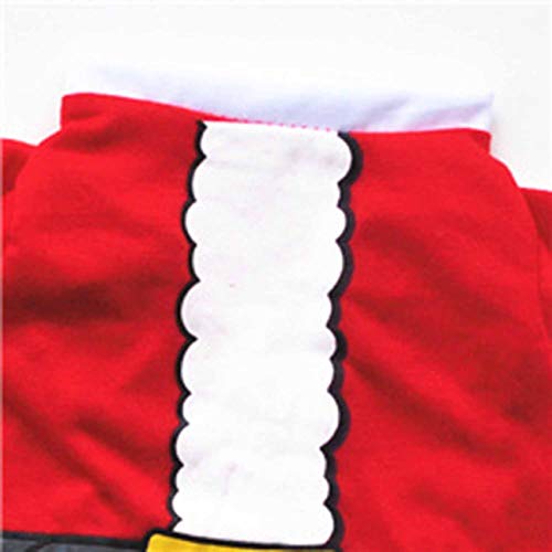 MachinYeser Navidad Lindo Perro Camiseta Ropa para Mascotas Ropa Chalecos Disfraces Ropa Traje Chritmas Lindo Vestir RopaXS Rojo