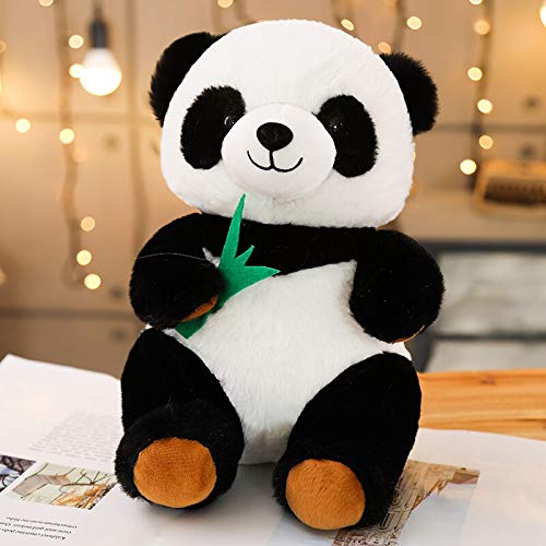 MAIJING Mascota China Simple Y Simple Panda Doll Peluche Almohada De Juguete Círculos Oscuros Animal Encantador Regalo De San Valentín Regalo De Cumpleaños 50 Cm