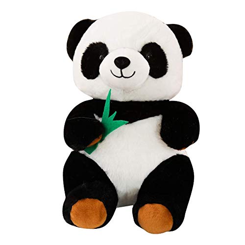 MAIJING Mascota China Simple Y Simple Panda Doll Peluche Almohada De Juguete Círculos Oscuros Animal Encantador Regalo De San Valentín Regalo De Cumpleaños 50 Cm