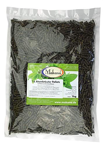 Makana 16 Aliento Hierbas pellets, con Nigella, 1000 g Bolsa (1 x 1 kg)