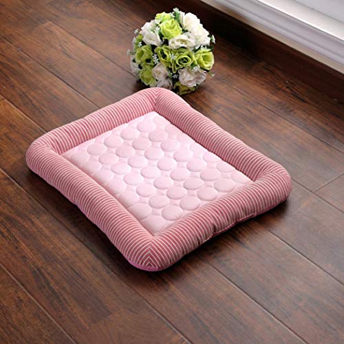 Mantas Alfombra para Mascotas Dog Cat Cooling Bed Pad Summer Sleeping Respirable Lavable Pet Kennel Car Mat - S 6