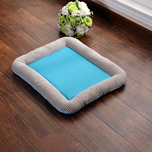 Mantas Alfombra para Mascotas Dog Cat Cooling Bed Pad Summer Sleeping Respirable Lavable Pet Kennel Car Mat - S 6