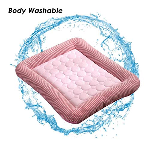 Mantas Alfombra para Mascotas Dog Cat Cooling Bed Pad Summer Sleeping Respirable Lavable Pet Kennel Car Mat - S 6