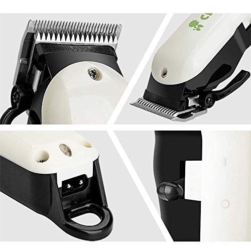 Maquinillas Eléctricas Chrome Herramienta de máquina de Afeitar Perro Especial los Mascotas Pelo Trimmer Grinder y estética Clippers Pet Shop Plateado Fina lámina de Acero