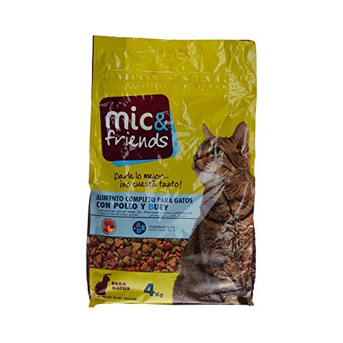 Mic & Friends Alimento Completo para Gatos con Pollo Y Buey - 4000 gr