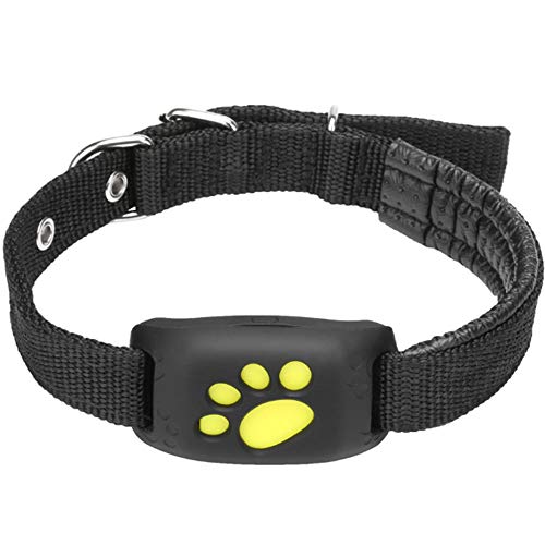 MMQQL Perro rastreador, Impermeable Collar del Animal doméstico del GPS Perros de los Gatos Perro GPS posicionador localizador Dispositivo de Vallas de Cable Recargable para Mascotas Seguridad Perro