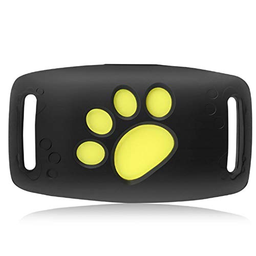 MMQQL Perro rastreador, Impermeable Collar del Animal doméstico del GPS Perros de los Gatos Perro GPS posicionador localizador Dispositivo de Vallas de Cable Recargable para Mascotas Seguridad Perro