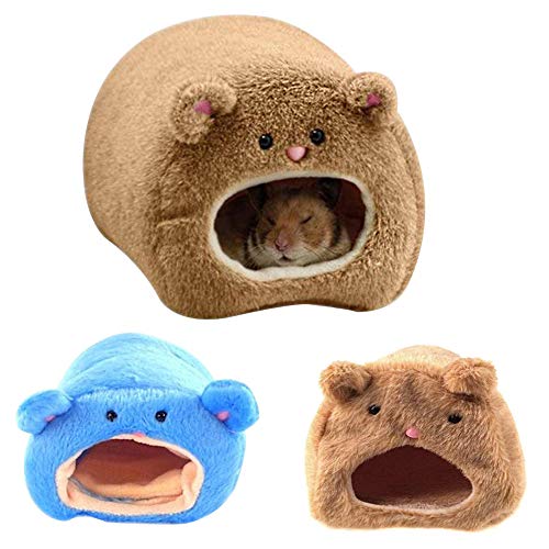 mnoMINI Cama para Mascotas, Mini Peluche hámster Erizo cálido cobayas nidos Animales pequeños Cama de Dormir para Mascotas, Suministro de Mascotas