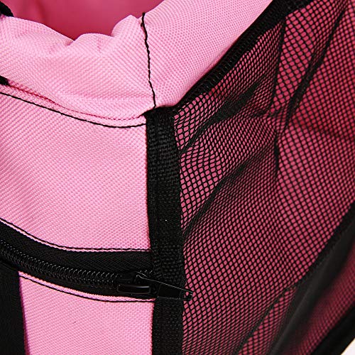 Mochila para Perros Canasta for Perros Cachorro Plegable Cama for Perros Hamaca Alfombrilla Impermeable for Mascotas Funda for Asiento de automóvil Portador for Perros con Hebilla de tracción