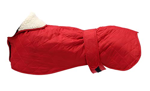 Morezi Chaqueta para Perro, Abrigo de Invierno para Perro con Forro Polar cálido, Impermeable con Bandas Ajustables para Galgos, Langostas y Marionetas