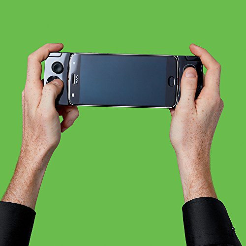 motorola Moto Mod - Gamepad Compatible con la Gama Moto Z (batería integrada de 1035 mAh, Botones y Controles Reales)