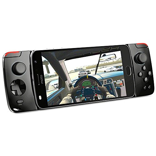 motorola Moto Mod - Gamepad Compatible con la Gama Moto Z (batería integrada de 1035 mAh, Botones y Controles Reales)