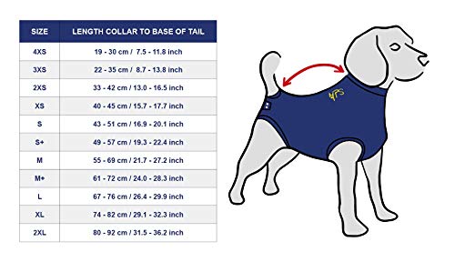 MPS Perro de Mascota Camiseta XXL Azul Marino