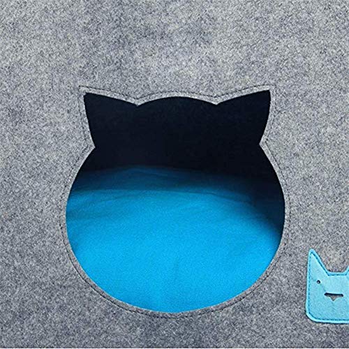 Multifuncional cama Admite mascotas Carpa cubierta de fieltro casa del animal doméstico de perrito del gato del gato lavable plegable cama del perro caliente estera del animal doméstico for el gato ni