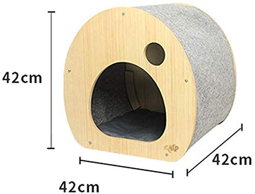 Multifuncional cama del animal doméstico de interior casa del animal doméstico de fieltro perrito del gato del perro lavable plegable Cama del gato Casa jerarquía caliente for el gato portátil bolsas