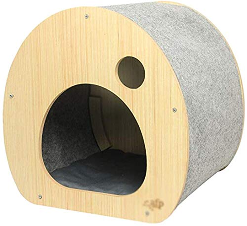 Multifuncional cama del animal doméstico de interior casa del animal doméstico de fieltro perrito del gato del perro lavable plegable Cama del gato Casa jerarquía caliente for el gato portátil bolsas