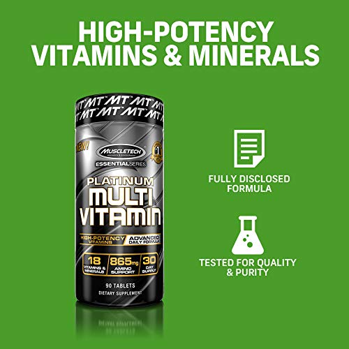 Muscletech Platinum Multivitamin - 90 Cápsulas