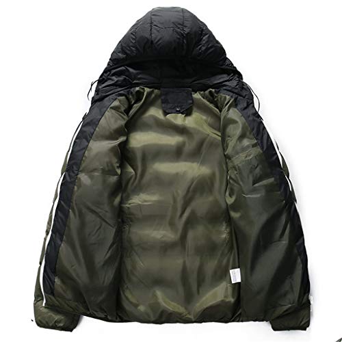 MXJEEIO- Norway Hombre Chaqueta Outdoor Softshell Chaqueta Impermeable para Hombres Chaqueta Polar de Invierno Cálida Chaqueta de esquí A Prueba de Viento Rainman Turbo de Dry Capucha