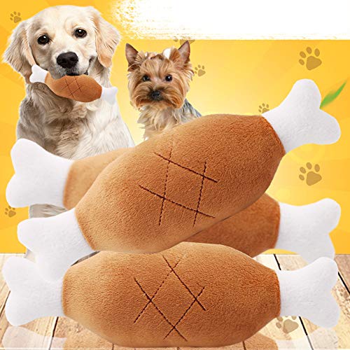 MYYXGS Juguetes para Mascotas Juguetes Chirriantes Patas De Pollo Juguetes De Peluche Perros Vocales para Mascotas Juguetes para Gatos Seguros Y Duraderos