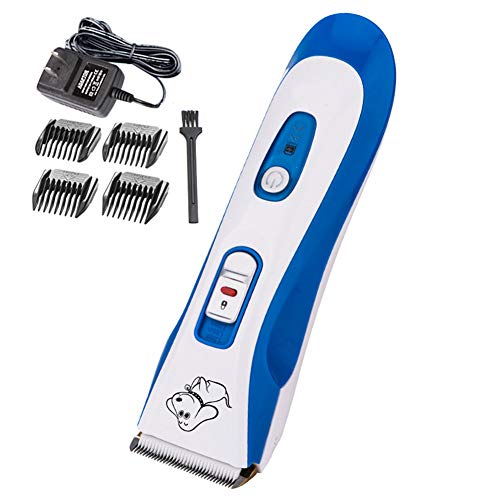 N/ A Perro Gato Cortapelos Clippers Mascota Clippers Que Preparan El Kit, a Prueba De Agua De Bajo Ruido Perros Y Gatos De Pelo Máquina De Afeitar Eléctrica De La Preparación Clippers Kit De Recorte