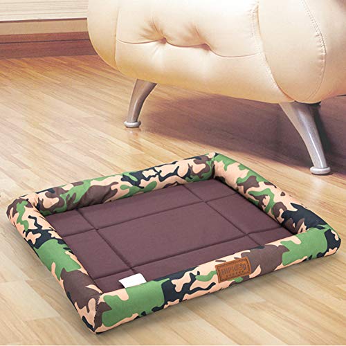 NA Cama para Perros Lavable Cama Perro Grande Acepta Calmante Cama Grande Cama del Perro Resistente Al Agua Y Fácil De Limpiar Chew Resistente para La Pequeña Perro Grande,B,S