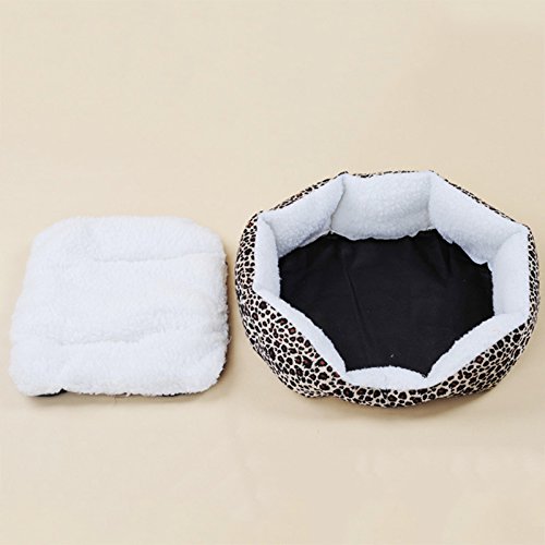 Namgiy Cama para Mascotas, Gatos, Perros, Cachorro, Cama para Mascotas, cojín de Perro, Suave, Lavable, Redondo, Ovalado