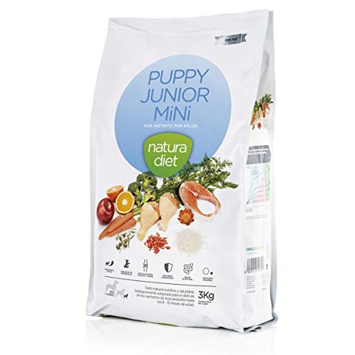 Natura Diet Comida Seca para Perros Cachorro Razas Mini - 3000 gr