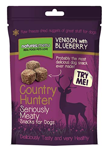 NATURES : MENU - Natures Menu Dog Country Hunter. Snacks Liofilizados de Venado - 2323 - 50 Grs.