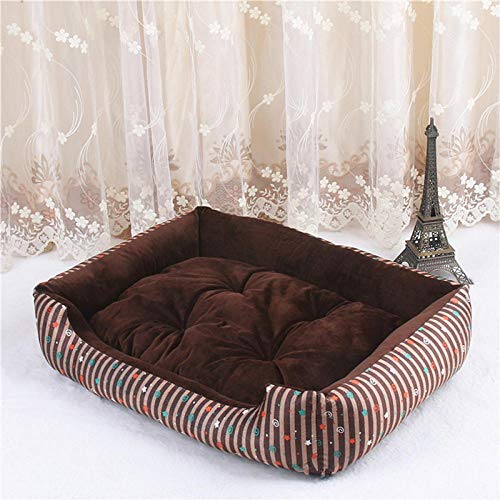 ndmzk Venta Al por Mayor Soft Dog Bed Mat Kennel Puppy Warm Bed Plush Cozy Nest para Almohadilla De Casa De Perro Pequeña Mediana Grande Grande All Seasons-002_90