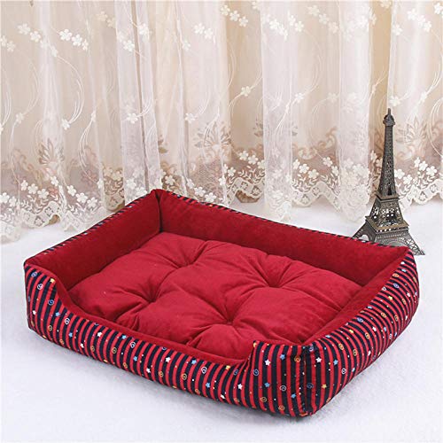 ndmzk Venta Al por Mayor Soft Dog Bed Mat Kennel Puppy Warm Bed Plush Cozy Nest para Almohadilla De Casa De Perro Pequeña Mediana Grande Grande All Seasons-002_90