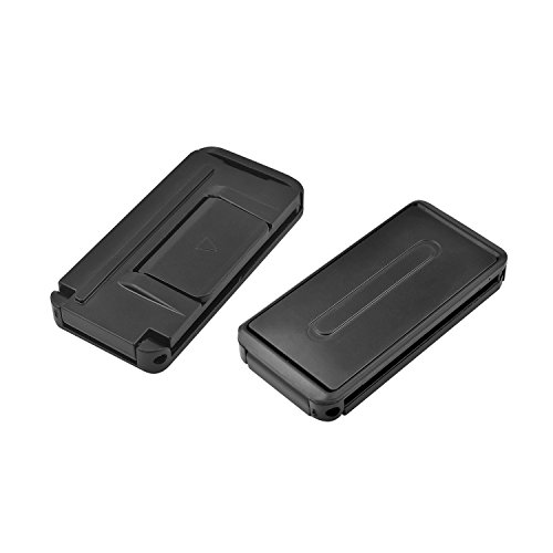 Newseego Ajustador de Cinturón de Seguridad para el Coche, Clips para Cinturón de Seguridad para relajar el Cuello del Hombro, le da una Experiencia Cómoda y Segura, 2 Unidades, Color Negro