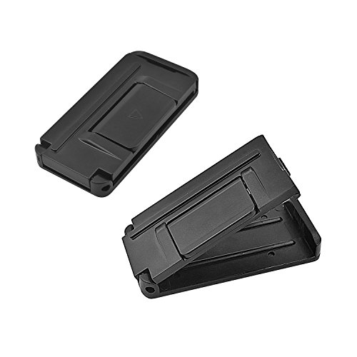 Newseego Ajustador de Cinturón de Seguridad para el Coche, Clips para Cinturón de Seguridad para relajar el Cuello del Hombro, le da una Experiencia Cómoda y Segura, 2 Unidades, Color Negro