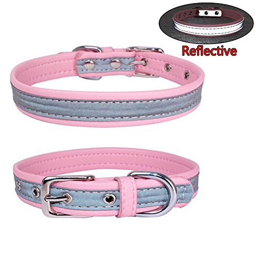 Newtensina Moda Collar de Perro reflexivo Collares de Cachorro para Perros Pequeños Perros medianos