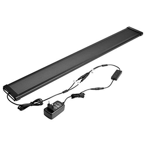 NICREW ClassicLED G2 Luz LED Acuario, Iluminación LED para Acuarios, Pantalla LED Acuario Lámpara de Planta para Pecera 90-125 cm, 32 W, 2500 LM