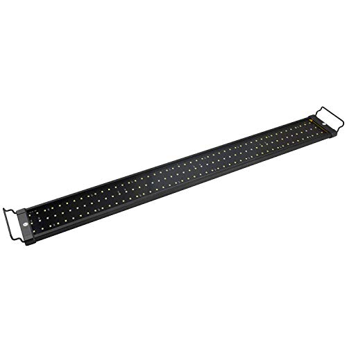 NICREW ClassicLED Luz LED Acuario, Lámpara de Acuario, Iluminación LED para Acuarios Plantados Lámpara LED para Peceras 98-128 cm, 25W, 7000K