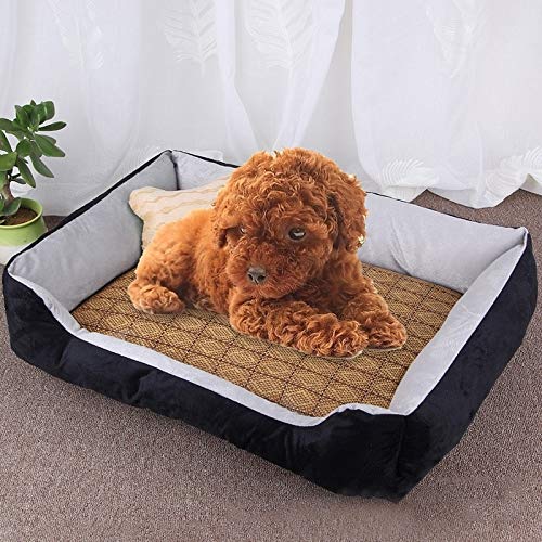 NIEFENG Casa del Animal doméstico y sofá Cama for Perros Lavable, Cama Admite Colchón Cojín Caliente Suave Primer Cama de algodón con la Rota y Sistema antideslizamiento Inferior Tamaño: XL