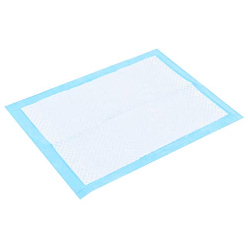 Nishore 400 Unidades Empapadores Perros Empapadores para Mascota 45 X 33 Cm Textil No Tejido Azul y Blanco