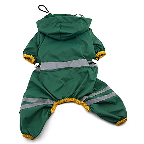 nobrand Ropa de Lluvia Abrigo Perro Cachorro Mascota Perro Impermeable Sudadera con Capucha Impermeable Lluvia Encantadora Chaquetas Abrigo Ropa Ropa