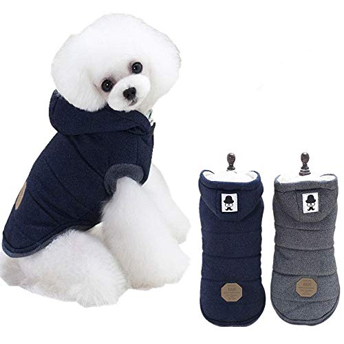 nobrand - Ropa para Animales de compañía - Productos para Mascotas - Tratamiento Personalizado para otoño e Invierno - Nuevo Bigote de Peluche - Dos Prendas Acolchadas de algodón