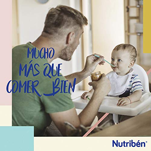 Nutribén Potitos Cena De Guisantes y Jamón Desde Los 6 Meses, 2 Bipacks (4 X 190 Gr.)