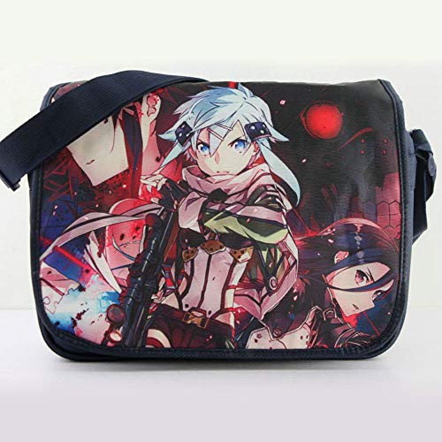 Pallima Bolso Bandolera Cosplay Satchel Bandolera Bandolera Escolar Bandolera Bolsa Crossbody Sword Art Online B