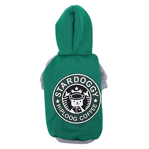 Pangding Sudadera con Capucha para Mascotas, Ropa de Abrigo de Invierno, Ropa Informal, Ropa Informal para Disfraces para Perros Cachorro de Gato(L)