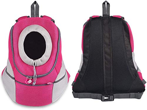 para Mascotas Bolsa para Salir De Compras Puerta Yendo De Excursión Gran Espacio De Soporte De Poliamida Mochila Plegable Bolso Que Viaja Portátil Transparente Respirable Cómodo con Mascotas