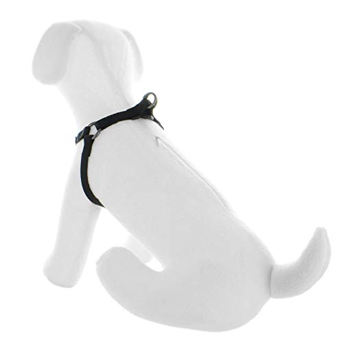 Pawtitas Arnes de Entrenamiento Chaleco Pechera para Perros y Cachorros arnes de adiestramiento Ideal para Caminar Perros Cachorros arnes Extra pequeño Color Negro