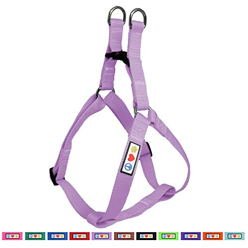 Pawtitas Arnes de Entrenamiento Chaleco Pechera para Perros y Cachorros arnes de adiestramiento Ideal para Caminar Perros Cachorros arnes Mediano Color Lila