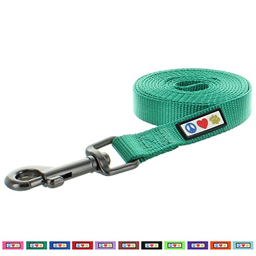 Pawtitas Correa para Perros Grandes Correa de adiestramiento antitirones Ideal para Perros medianos y Grandes de 1.80 m Correa de Entrenamiento Verde Oscuro