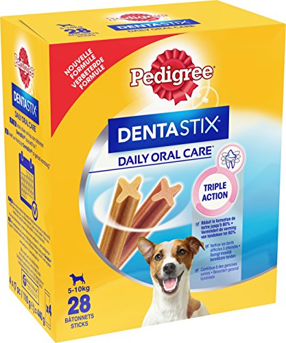 PEDIGREE Dentastix - Friandises pour Petit Chien, 112 bâtonnets à mâcher pour l'hygiène bucco-dentaire (16 sachets de 7 Sticks)