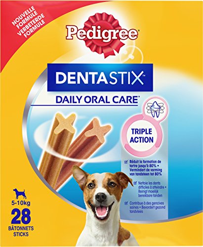 PEDIGREE Dentastix - Friandises pour Petit Chien, 112 bâtonnets à mâcher pour l'hygiène bucco-dentaire (16 sachets de 7 Sticks)